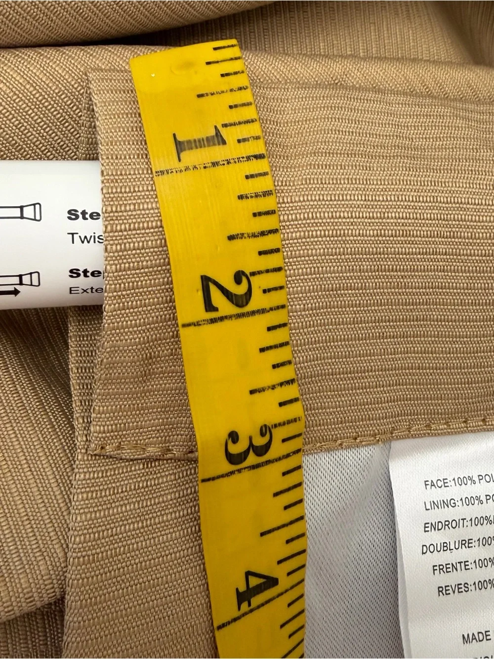 Clásics Indoor Color Tan 2 Curtain Panels  54in X 84in